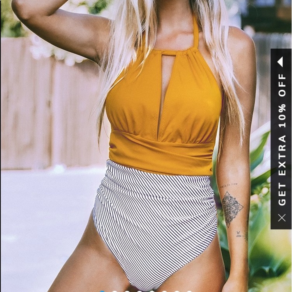 Cupshe swim suit, never worn.